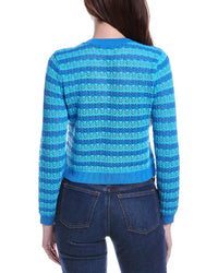 L'agence Pointelle Knit Cardigan