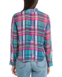 L'agence Cosette Crop Hi-Low Shirt