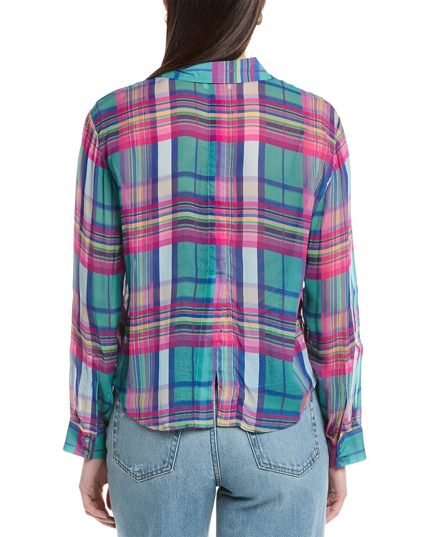 L'agence Cosette Crop Hi-Low Shirt