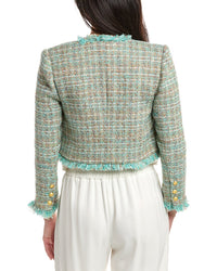 L'agence Clydie Tweed Cropped Blazer