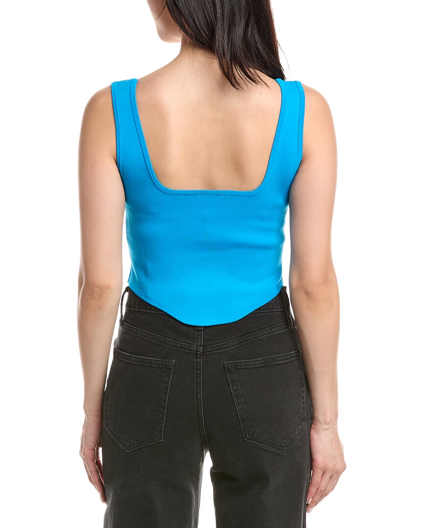 L’Agence Saga Square Neck Corset Top