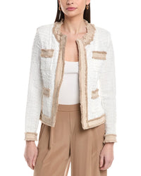 Lagence Agnes Tweed Denim Jacket