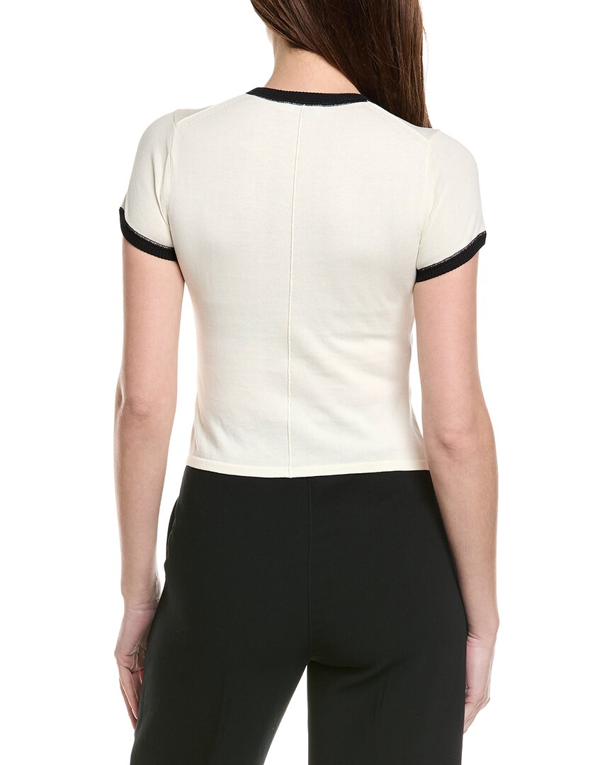Simkhai Carmen Ringer Knit Silk-Blend Top