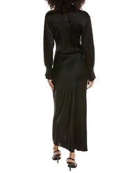 Simkhai Talita Classic Draped Front Midi Dress