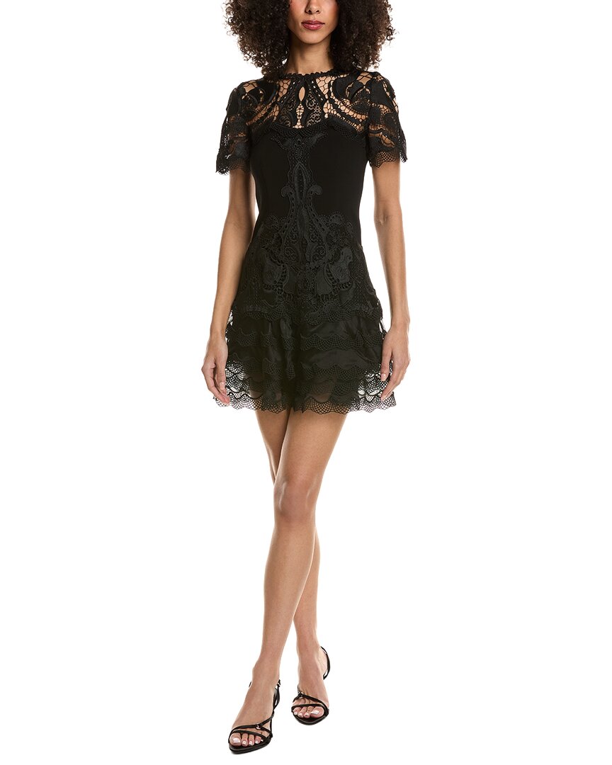 Simkhai Paislee Guipure Lace Mini Dress
