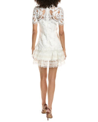 Simkhai Paislee Guipure Lace Mini Dress
