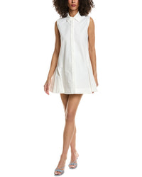Simkhai Maggy Pleated Mini Dress