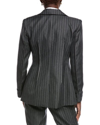 Simkhai Gamela Single Breasted Wool-Blend Blazer