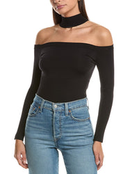 Simkhai Lila Cold-Shoulder Pullover