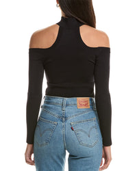 Simkhai Lila Cold-Shoulder Pullover
