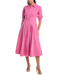 Simkhai Jazz Pintuck Midi Dress