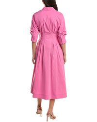 Simkhai Jazz Pintuck Midi Dress