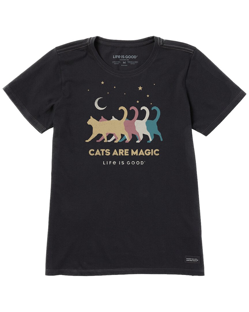 Life is Good® Life Is Good® Cat Magic Crusher T-Shirt