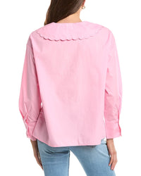 Colette Rose Button Front Top