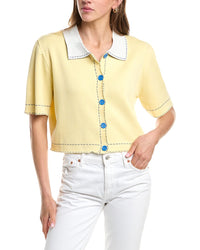 Colette Rose Button Front Top