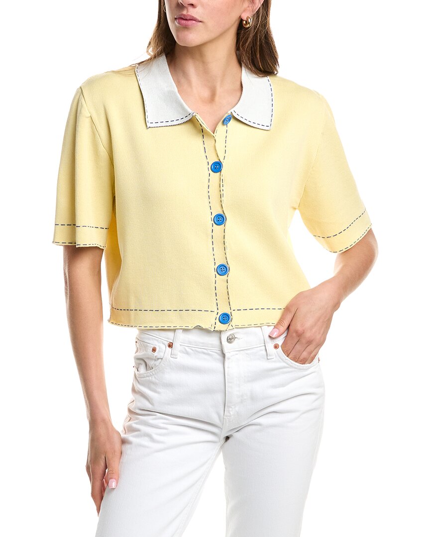 Colette Rose Button Front Top