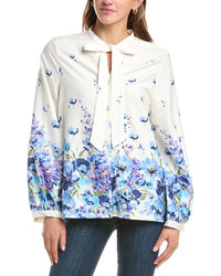 Colette Rose Bow Tie Front Top