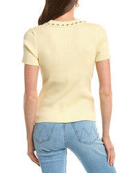 Colette Rose Ribbed Top