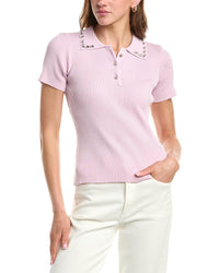 Colette Rose Ribbed Top