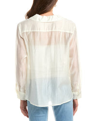 Colette Rose Button Front Top