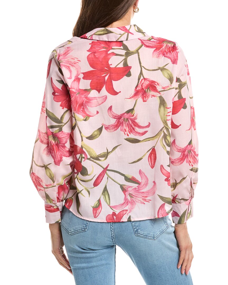 Colette Rose Button Front Top