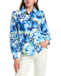 Colette Rose Button Front Top