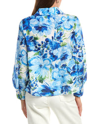 Colette Rose Button Front Top