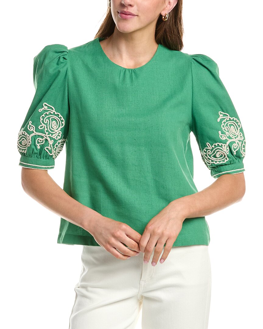 Colette Rose Puff Sleeve Top