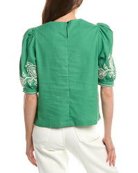 Colette Rose Puff Sleeve Top