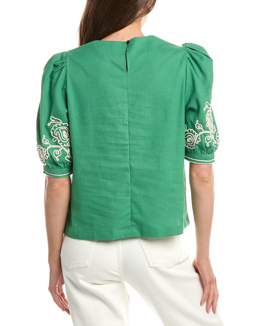 Colette Rose Puff Sleeve Top
