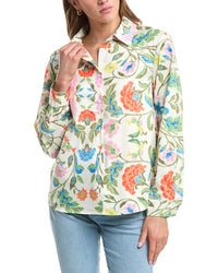 Colette Rose Button Front Top
