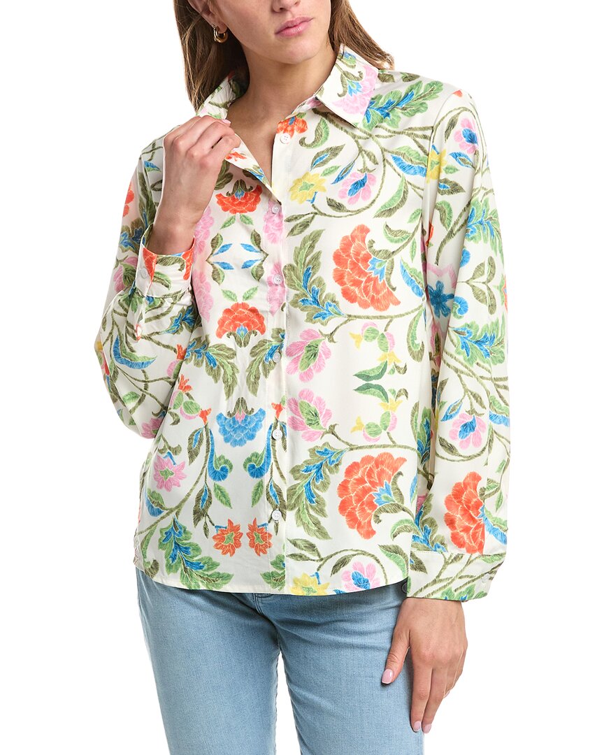 Colette Rose Button Front Top
