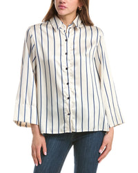 Colette Rose Button Front Top