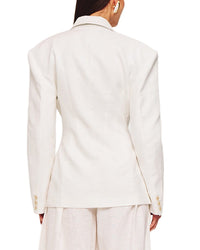 Ronny Kobo Cosette Linen Blazer