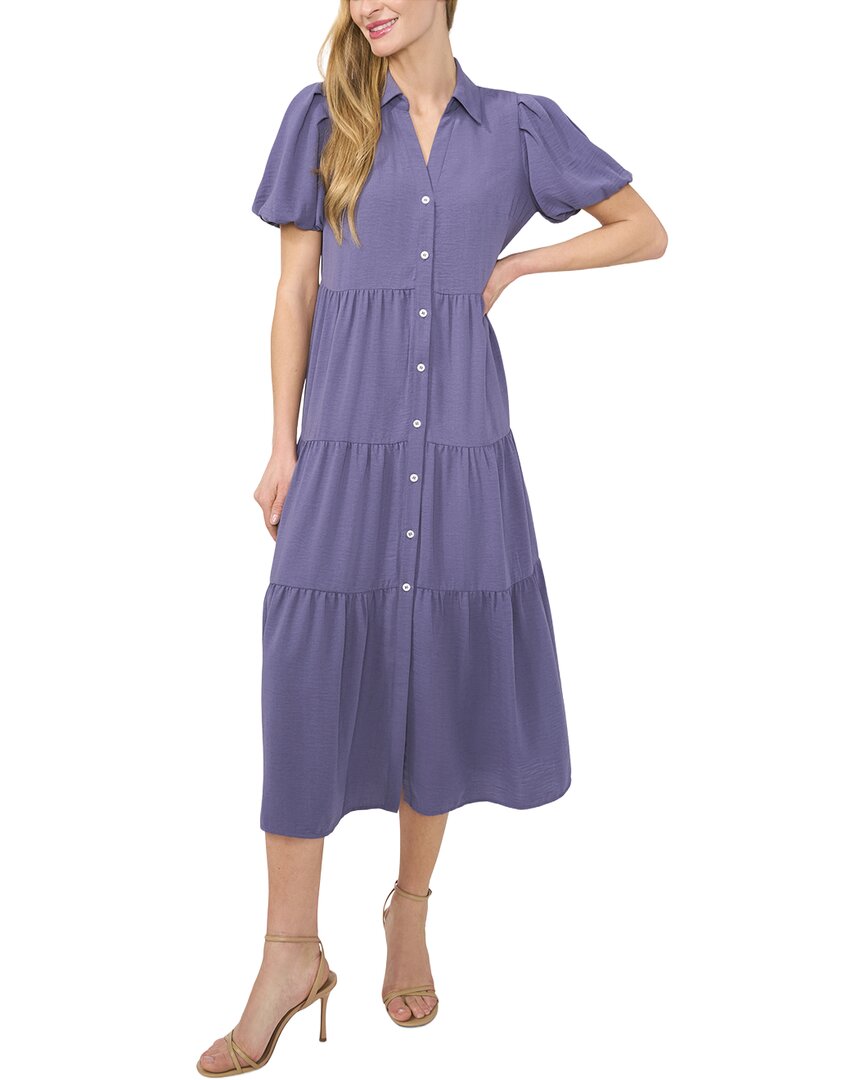 Cece Maxi Tiered Shirtdress