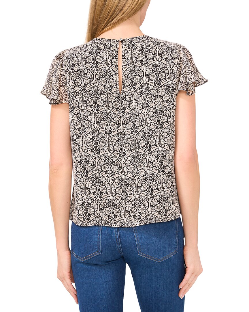 Cece Short Flutter Sleeve Top