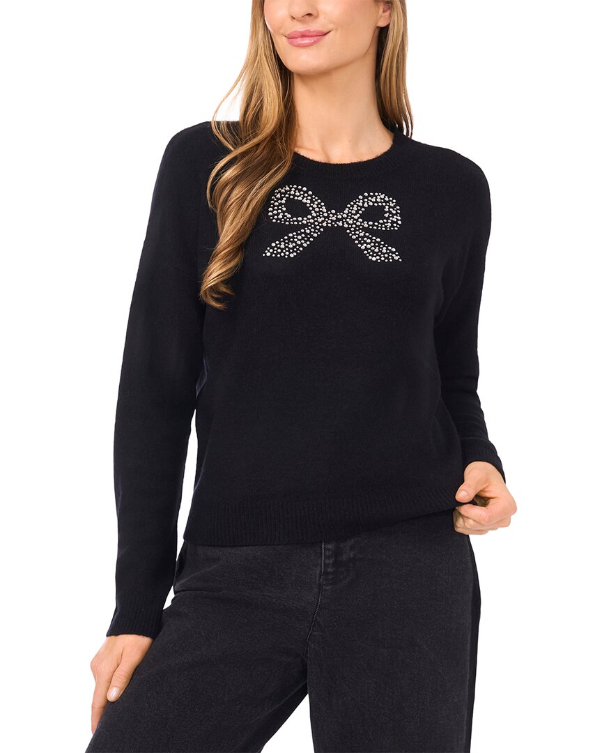 Cece Heatset Bow Pullover Sweater