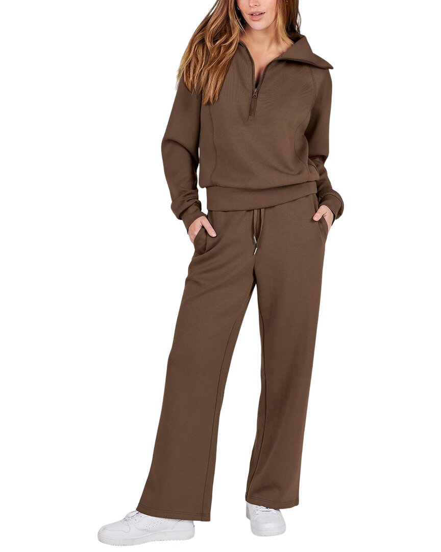 Bella Desert 2Pc Sweatshirt & Pant Set