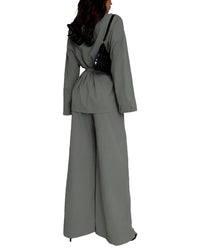 Bella Desert 2Pc Cardigan & Pant Set