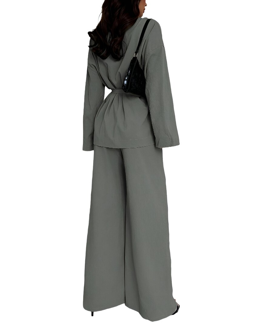 Bella Desert 2Pc Cardigan & Pant Set