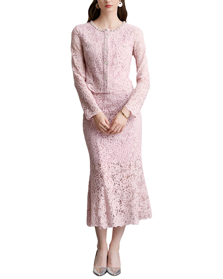 DZA Dza 2Pc Blouse & Skirt Set