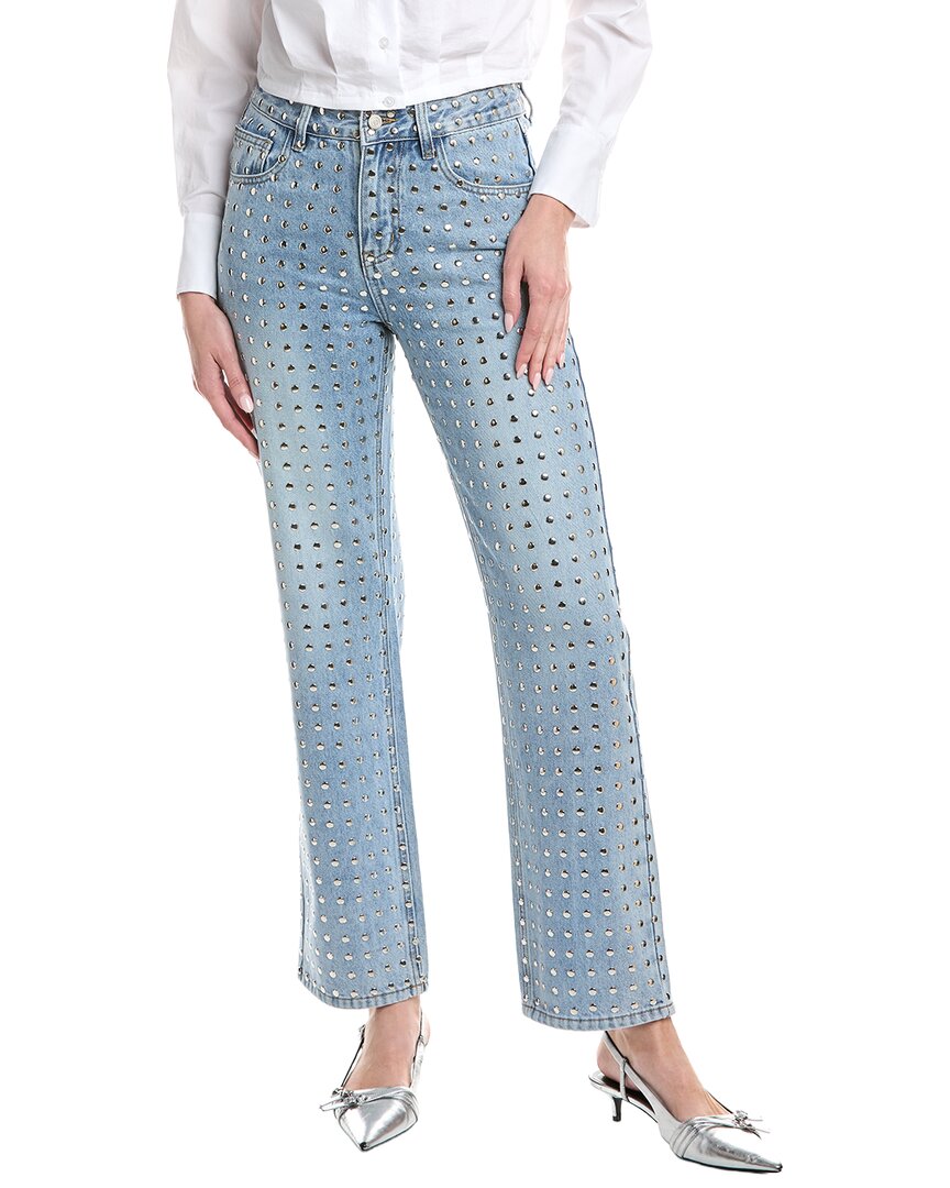 House of Harlow 1960 House Of Harlow 1960 Avi Embellished Wide Leg Jean