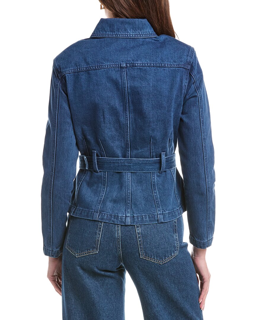 House of Harlow 1960 House Of Harlow 1960 Rev Padded Shoulder Denim Jacket