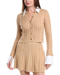 House Of Harlow 1960 Maeve Cable Knit Cardigan