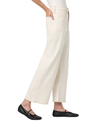 Joe's Jeans Ecru Wide Leg Ankle Jean