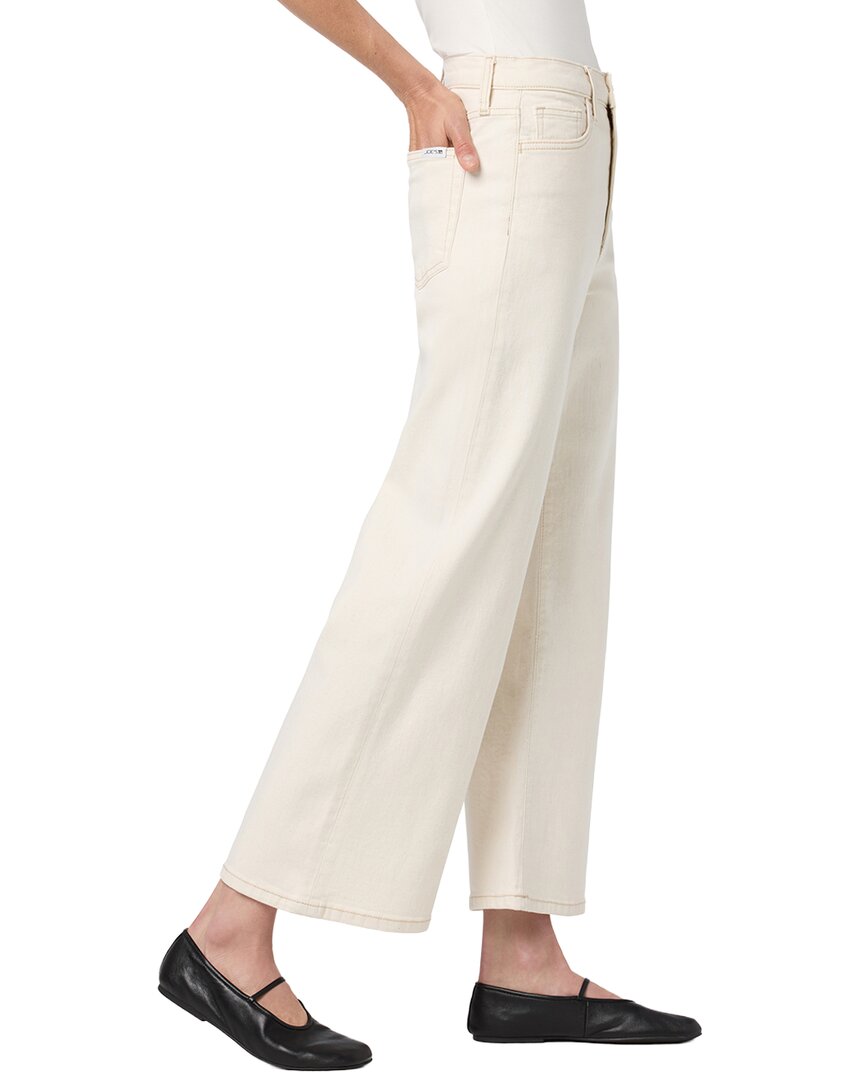 Joe's Jeans Ecru Wide Leg Ankle Jean