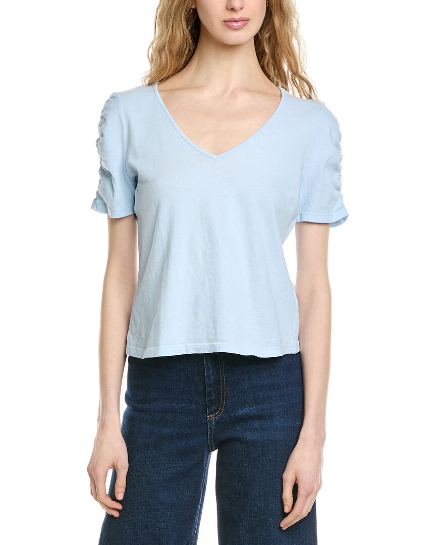 Michael Stars Josie Ruched Sleeve T-Shirt