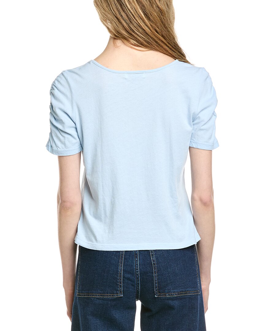 Michael Stars Josie Ruched Sleeve T-Shirt