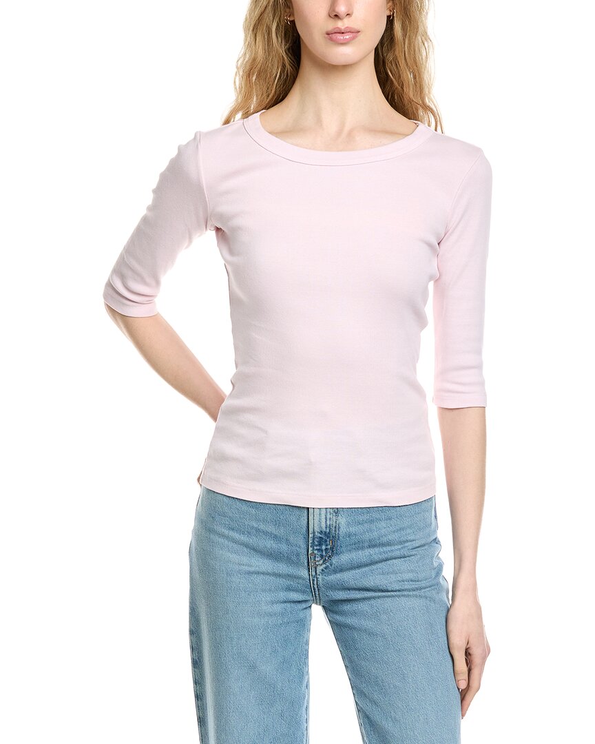 Michael Stars Dot Basic Band Crewneck Top