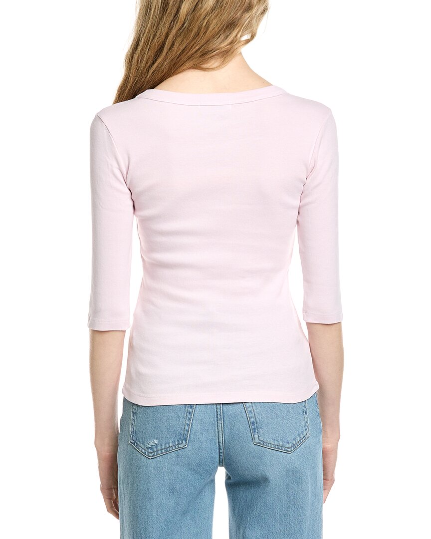 Michael Stars Dot Basic Band Crewneck Top